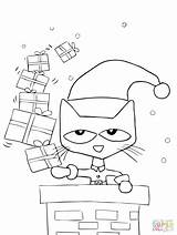 Pete Cat Coloring Christmas Saves Pages Printable Printables Sheets Cats Preschool Supercoloring Activities Groovy Template Color Sheet Kids Colouring Pet sketch template