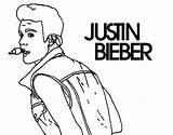 Justin Bieber Cantando Colorir Coloriage Colorier Coloritou Imprimer Acolore sketch template