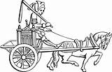 Horse Carriage Drawing Chariot Clipartmag sketch template