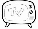 Tv Coloring Pages Baby First Sofa Getcolorings Printable Getdrawings sketch template