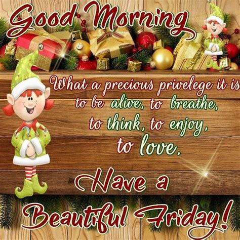 good morning   beautiful friday christmas quote pictures   images  facebook