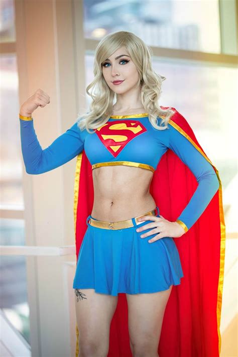 Dc Comics Supergirl Cosplay Costume Separated Version