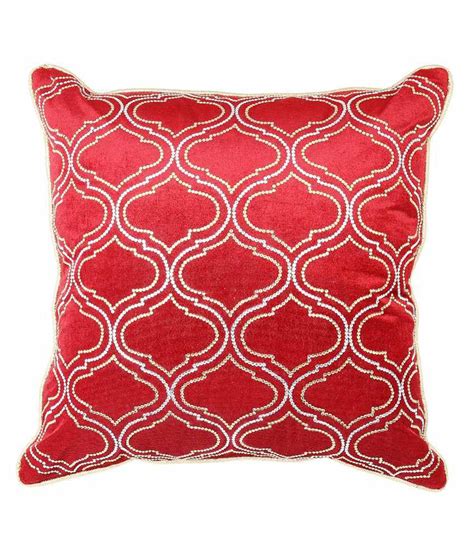 cushions red silk contemporary cushion cover buy    price