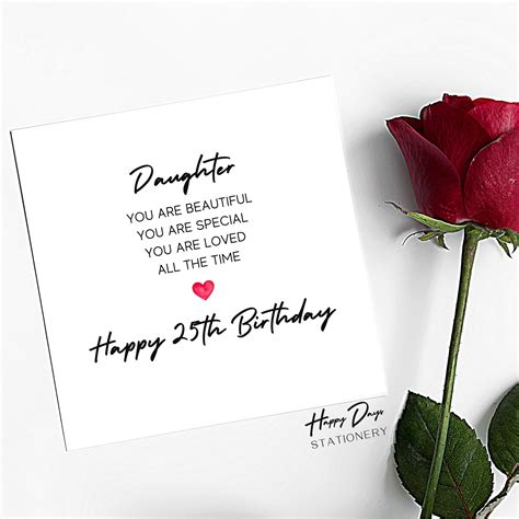 daughter birthday card poem  birthday birthday card  etsy