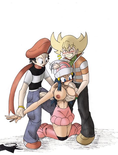 rule 34 artist request barry pokemon blush breast grab breasts dawn