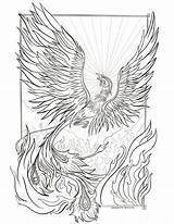 Phoenix Coloring Pages Adults Bird Printable Wonderful Drawing Eyeball Getcolorings Rebirth Color Print Adult Getdrawings Colorings Fresh Mandala Entitlementtrap Small sketch template