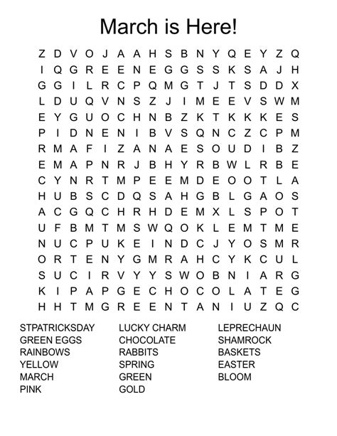 march word search wordmint