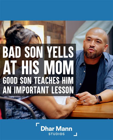 Bad Son Yells At His Mom Good Son Teaches Him A Lesson Sometimes We