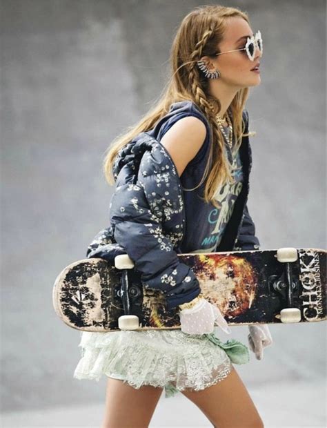Skater Girl Fashion Editorial Fashion Style