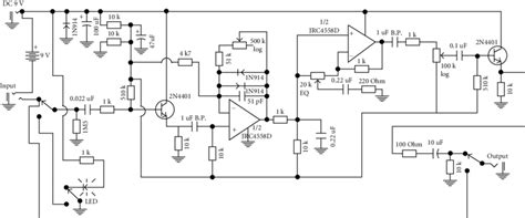 circuit diagram   home  overdrive effect pedal  scientific diagram