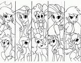 Equestria Pony Coloring Girls Little Pages Mlp Girl Print Drawing Eg Games Base Para Printable Color Detailed Colorir Their Ponies sketch template