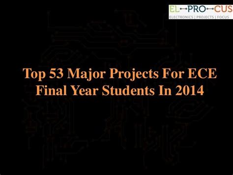 top  major projects  ece final year students