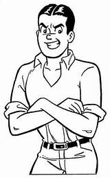 Archie Reggie Coloring Comics Mantle Pages Publications Comic Inc Citygirlpideas Printable sketch template