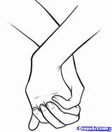 Holding Hands Draw Drawing Cartoon Couples Step Hand Easy Girl People Boy Drawings Couple Dragoart Clipart Man Cliparts Sketch Sketches sketch template