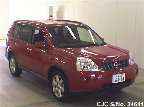 nissan  trail red  sale stock   japanese  cars exporter