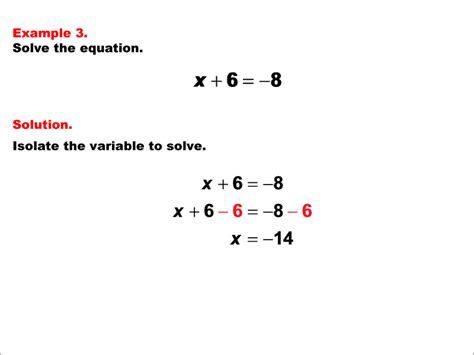 math  solving equations  variable equations   mediamath