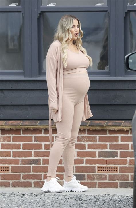 Pregnant Georgia Kousoulou At A Photoshoot In Essex Countryside