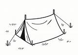Tent Coloring Darach Inside Info sketch template