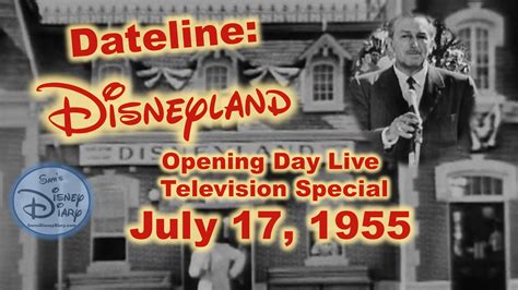 dateline disneyland opening day july