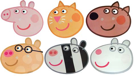 peppa pig fun party face mask   choose  licensed product