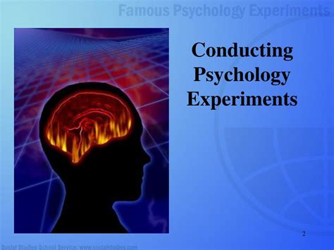 famous psychology experiments powerpoint