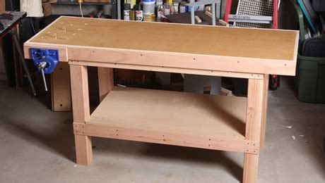 basic woodworking bench  quick
