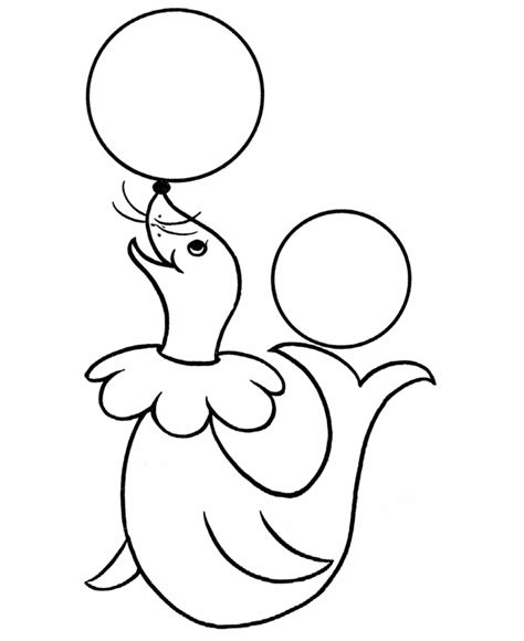 circus themed coloring pages coloring home