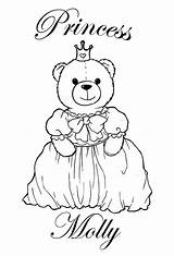 Coloring Pages Names Molly Name Princess Girls Tangled sketch template