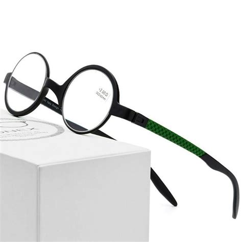 men prescription eyeglasses small round plastic titanium frame reading