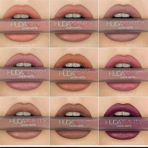 huda lipstick pcsset shades beauty makeup liquid matte full collection uk ebay