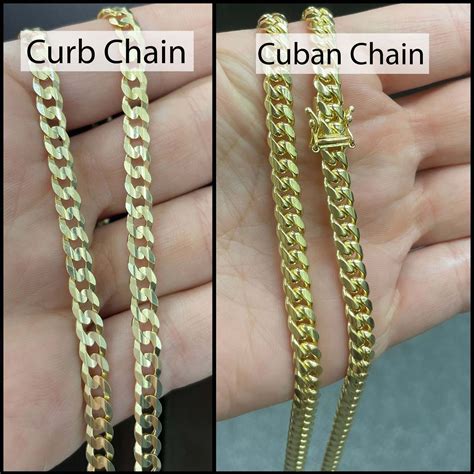 whats  difference   cuban link   curb chain jb