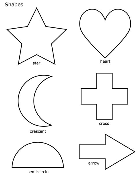basic shapes coloring pages printable basic shapes coloring