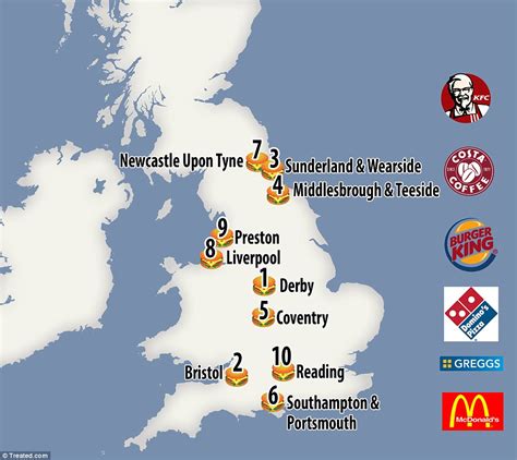 guess which city is the fast food hotspot heart