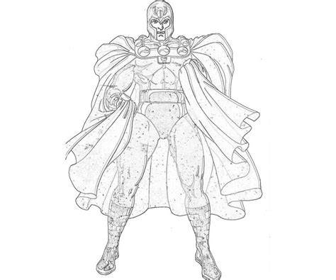 magneto  supervillains printable coloring pages