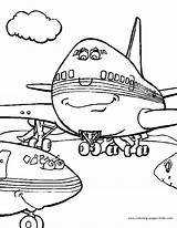 Coloring Pages Airplane Transportation Color Printable Kids Airplanes Sheets Sheet Jet Jumbo Transport Kid Cars Found sketch template