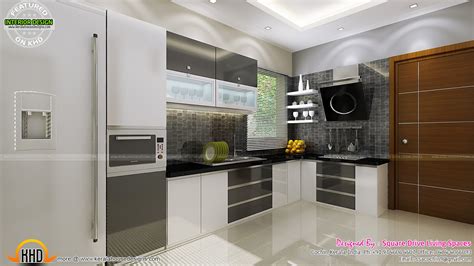 contemporary kitchen design  kerala contemporary kitchen layout  shape designs ideas