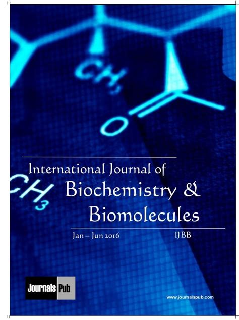 international journal  biochemistry  biomolecules vol  issue