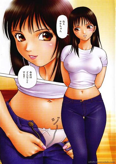 busty hentai chick in white t shirt and jeans is ready to fuck cartoontube xxx