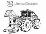 Deere John Coloring Pages Tractor Printable Kids sketch template