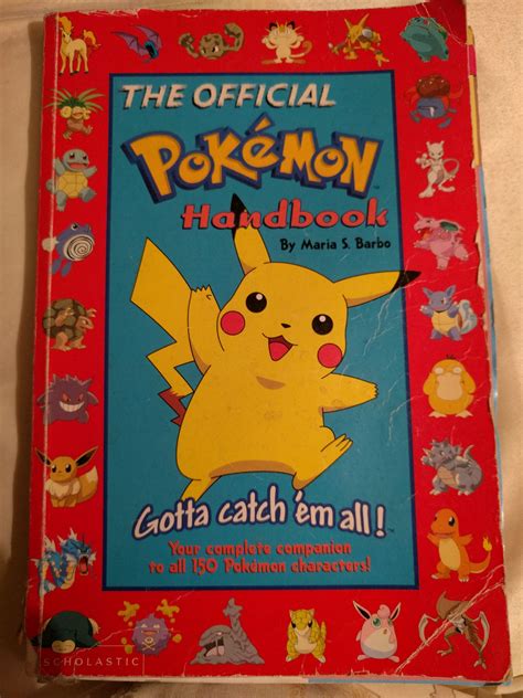 official pokemon handbook     books   bought