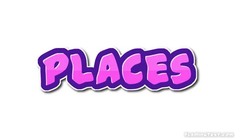 places logo logodix