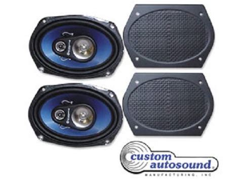 chevy rear speakers wgrilles  custom auto sound