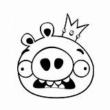 Angry Cerdo sketch template