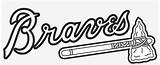 Braves Tomahawk Seekpng Atl Falcons Emoji Titanium Necklace Kindpng sketch template