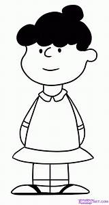 Coloring Pages Peanuts Brown Characters Charlie Draw Gang Violet Drawing Popular Step sketch template