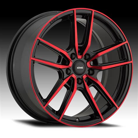 red  black custom wheels rims images   finder