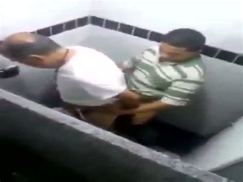 2 guys caught having sex in public restroom theync