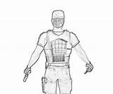 Stryker Kurtis Back Mortal Combat sketch template