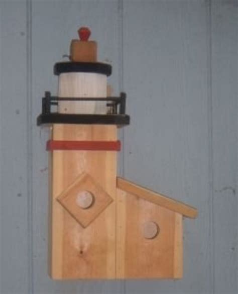 build  lighthouse birdhouse decorative birdhouse