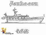 Coloring Yacht Ship Pages Charter Printable Boat sketch template